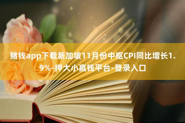 赌钱app下载新加坡11月份中枢CPI同比增长1.9%-押大小赢钱平台-登录入口