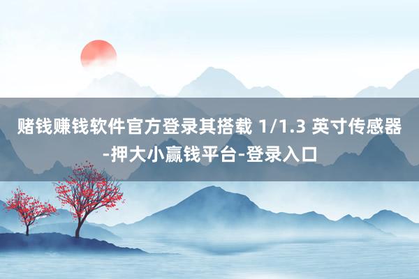 赌钱赚钱软件官方登录其搭载 1/1.3 英寸传感器-押大小赢钱平台-登录入口
